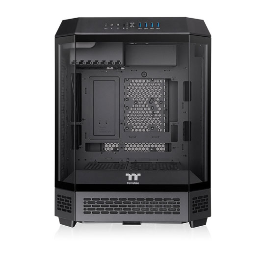 Refurbished Thermaltake The Tower 600 Premium Black Mid Tower Tempered Glass Gaming Case