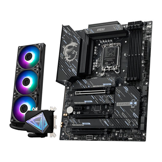 MSI Z890 GAMING PLUS WIFI /w Free MSI MAG CORELIQUID I360 AIO Cooler MSI Z890 GAMING PLUS WIFI /w Free MSI MAG CORELIQUID I360 AIO Cooler