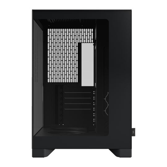 Fractal Pop 2 Vision Black Dual Chamber Mid Tower Tempered Glass PC Case