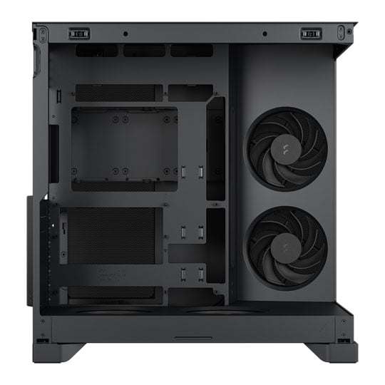 Fractal Pop 2 Vision Black Dual Chamber Mid Tower Tempered Glass PC Case : image 3