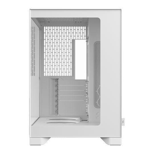 Fractal Pop 2 Vision White RGB Dual Chamber Mid Tower Tempered Glass PC Case