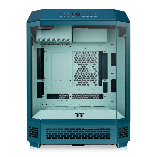Thermaltake The Tower 600 Transformative Teal Mid Tower Tempered Glass PC Gaming Case