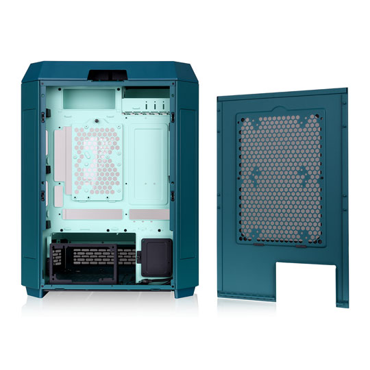 Thermaltake The Tower 600 Transformative Teal Mid Tower Tempered Glass PC Gaming Case : image 4