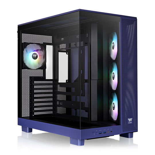 Thermaltake View 380 XL TG ARGB Mid Tower Dual Chamber Tempered Glass Gaming Case Future Dusk