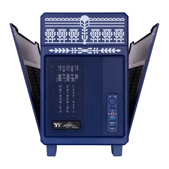 Thermaltake TR100 Koralie Edition Mini-ITX Cobalt Blue PC Gaming Case