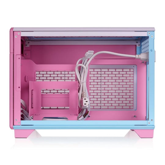 Open Box Thermaltake TR100 Bubble Pink Mini Tower mITX PC Gaming Case : image 3