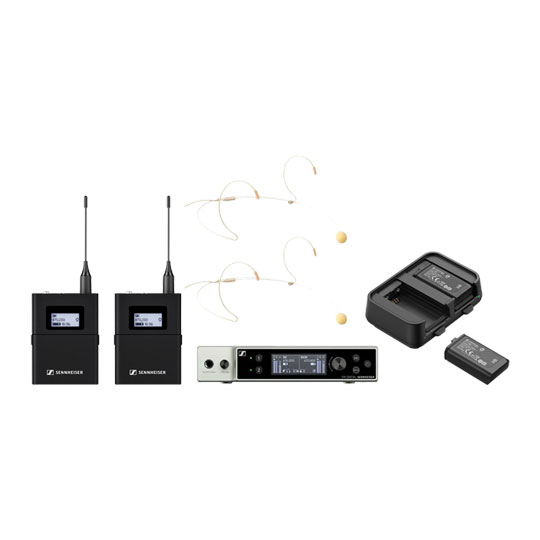Sennheiser EW-DX EM (S1-10) Receiver, EW-DX SK Transmitters, Proel Mini Headset, charge kit Bundle Sennheiser EW-DX EM (S1-10) Receiver, EW-DX SK Transmitters, Proel Mini Headset, charge kit Bundle