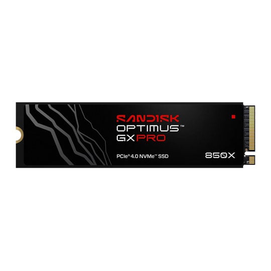 SANDISK OPTIMUS GX PRO 850X 2TB M.2 (2280) PCIe Gen 4 NVMe 1.4 SSD / Solid State Drive SANDISK OPTIMUS GX PRO 850X 2TB M.2 (2280) PCIe Gen 4 NVMe 1.4 SSD / Solid State Drive