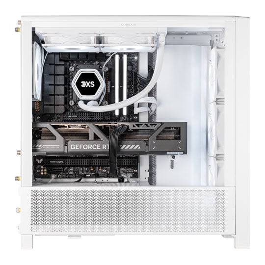 Gaming PC with NVIDIA GeForce RTX 5090 and AMD Ryzen 7 9850X3D