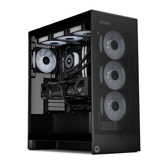 Gaming PC with NVIDIA GeForce RTX 5090 and AMD Ryzen 7 9850X3D