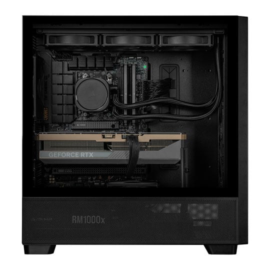 Gaming PC with NVIDIA RTX 5070 Ti and AMD Ryzen 7 9850X3D