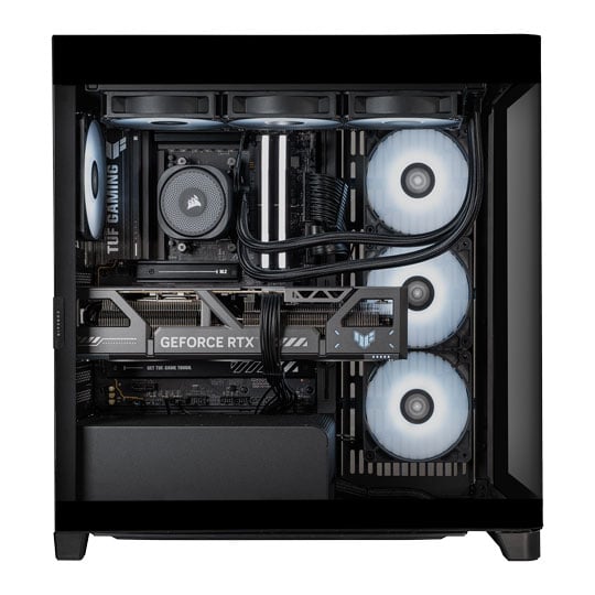 Gaming PC with NVIDIA RTX 5070 Ti and AMD Ryzen 7 9850X3D