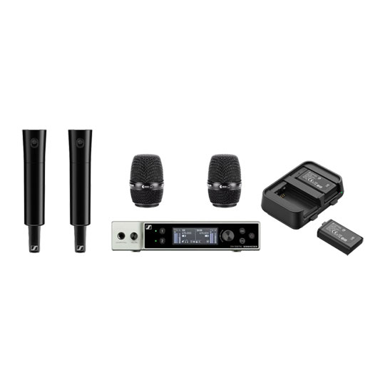 Sennheiser EW-DX EM 2 Wireless Half-Rack Receiver EW-DX SKM-S, MMD835 Capsules and Charger Kit