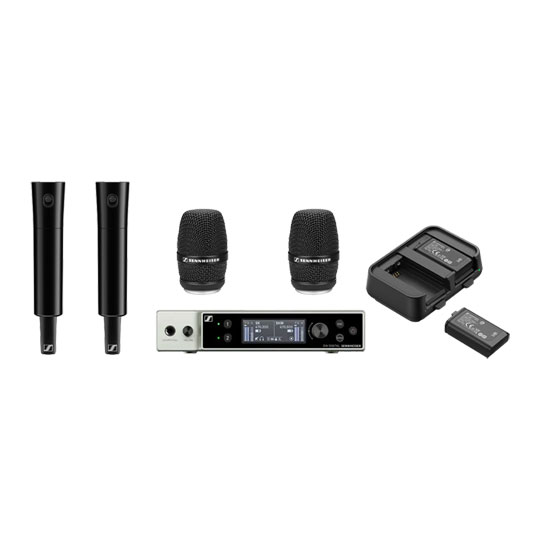 Sennheiser EW-DX EM 2 +  EW-DX SKM-S (S1-10), Handheld Transmitters, MMK965 Capsules and Charge Kit