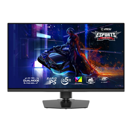 Refurbished MSI 32" MAG 322URDF E16 Dual Mode 4K/FHD 160Hz/320Hz IPS Monitor