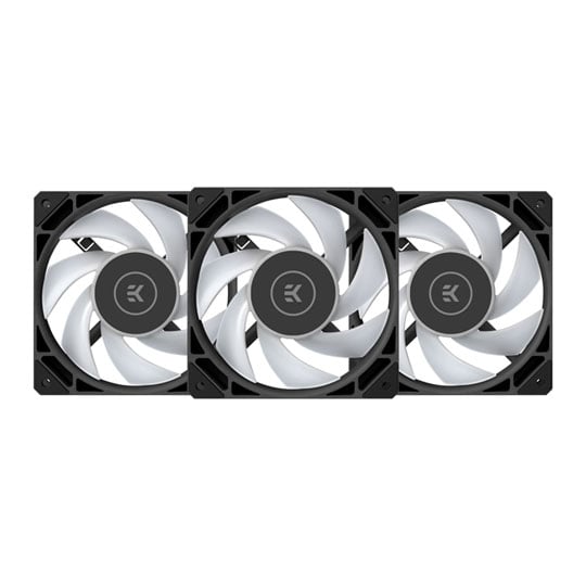EK-Loop Fan FPT 120 D-RGB 3-Pack High-Static Pressure 120mm Radiator Fan - Black EK-Loop Fan FPT 120 D-RGB 3-Pack High-Static Pressure 120mm Radiator Fan - Black