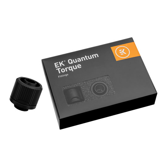 EK-Quantum Torque STC 10/16 Compression Fitting (6-Pack) - Black