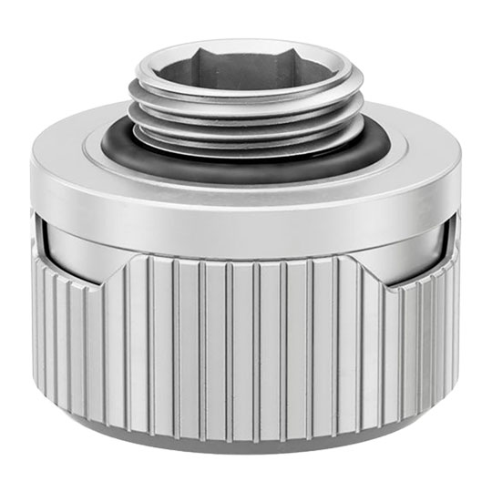 EK-Quantum Torque HDC-16 Satin Titanium Compression Fitting (6-Pack) : image 3