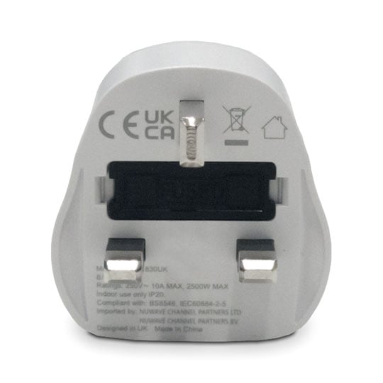 Bitmore BM-EC830UK Compact World to UK Travel Adapter 175+ Countries : image 4