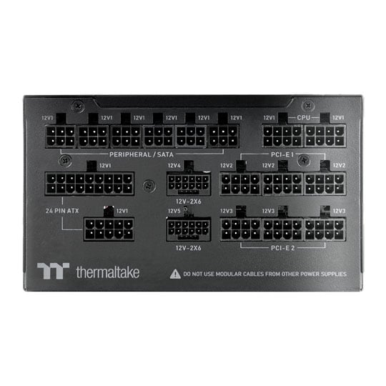 Refurbished Thermaltake Toughpower TF3 1650W Watt Fully Modular 80+ Titanium ATX 3.1 Power Supply : image 3