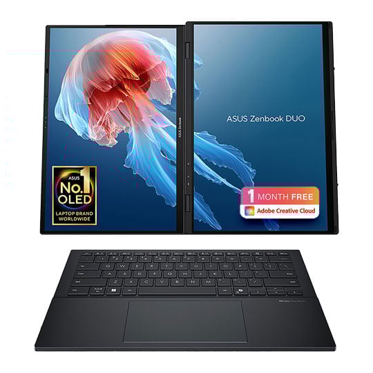 Open Box ASUS Zenbook DUO Lumina OLED UX8406CA Core Ultra 9 Dual Screen Laptop