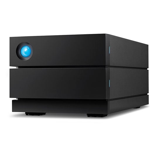 LaCie 2big 16TB External RAID Storage USB-C - Black (Open Box)