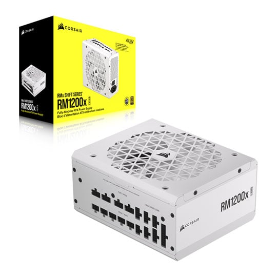 Refurbished Corsair RMx SHIFT White Series 1200W 80+ Gold PCIE 5.0 Fully Modular ATX 3.0 PSU