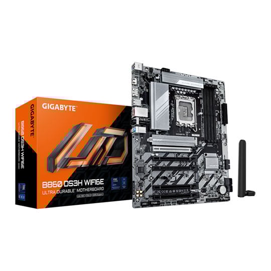 Gigabyte B860 DS3H WIFI6E DDR5 PCIe 5.0 ATX Motherboard Gigabyte B860 DS3H WIFI6E DDR5 PCIe 5.0 ATX Motherboard
