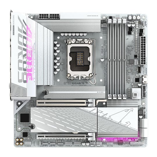 Gigabyte B860M AORUS ELITE WIFI6E ICE DDR5 PCIe 5.0 Micro-ATX Motherboard Gigabyte B860M AORUS ELITE WIFI6E ICE DDR5 PCIe 5.0 Micro-ATX Motherboard