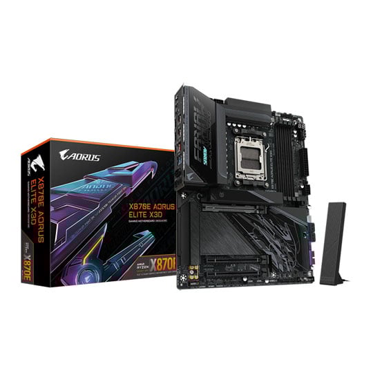 Gigabyte AMD X870E AORUS ELITE X3D ATX Motherboard Gigabyte AMD X870E AORUS ELITE X3D ATX Motherboard
