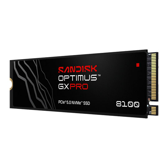 SANDISK OPTIMUS GX PRO 8100 2TB M.2 (2280) PCIe Gen 5 NVMe 2.0 SSD / Solid State Drive
