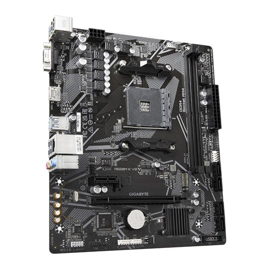 Gigabyte A520M K V2 AM4 DDR4 PCIe 3.0 Micro-ATX Motherboard : image 3