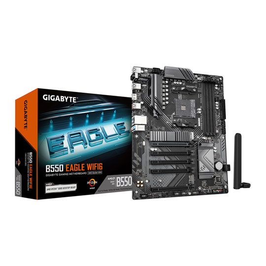 Gigabyte B550 EAGLE WIFI6 AM4 DDR4 PCIe 4.0 ATX Motherboard