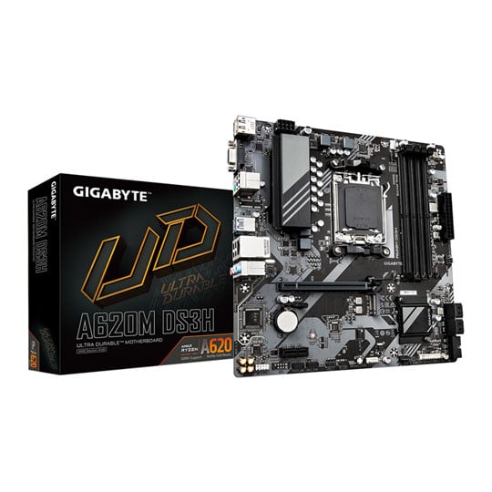 Gigabyte A620M DS3H AM5 DDR5 PCIe 4.0 Micro-ATX Motherboard