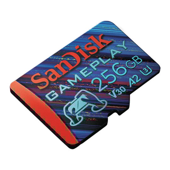 SanDisk Gameplay 256GB 4K Ready MicroSDXC Card UHS-I U3 for Mobile and Handheld Console Gaming