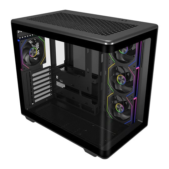 Cooler Master Elite 600 Black Mid Tower Tempered Glass PC Case
