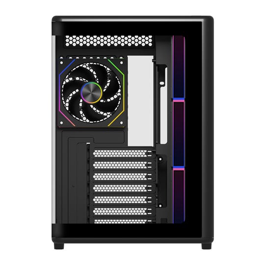 Cooler Master Elite 600 Black Mid Tower Tempered Glass PC Case : image 3