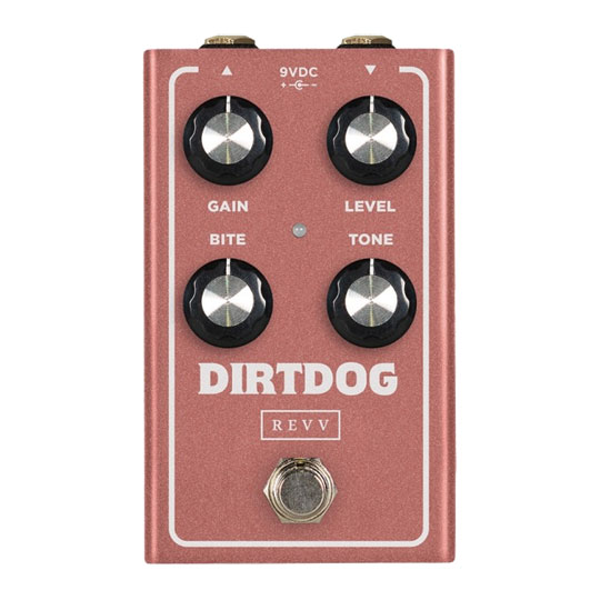 Revv Dirt Dog Joey Landreth Signature Overdrive Pedal Limited Edition Sunset Rose
