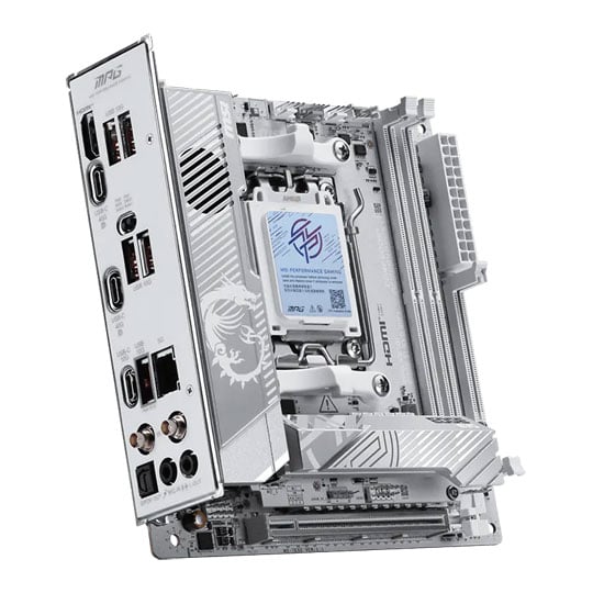 MSI MPG X870I EDGE TI EVO WIFI AM5 DDR5 PCIe 5.0 mITX Motherboard : image 3