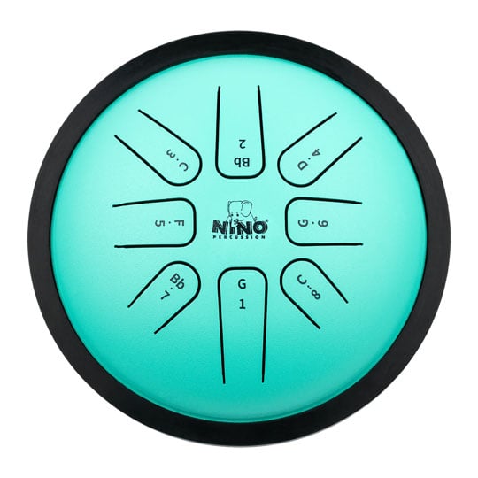 NINO Percussion Steel Tongue Drum - Mint Green
