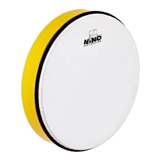 NINO Percussion Molded ABS Hand Drum, Yellow - 12"