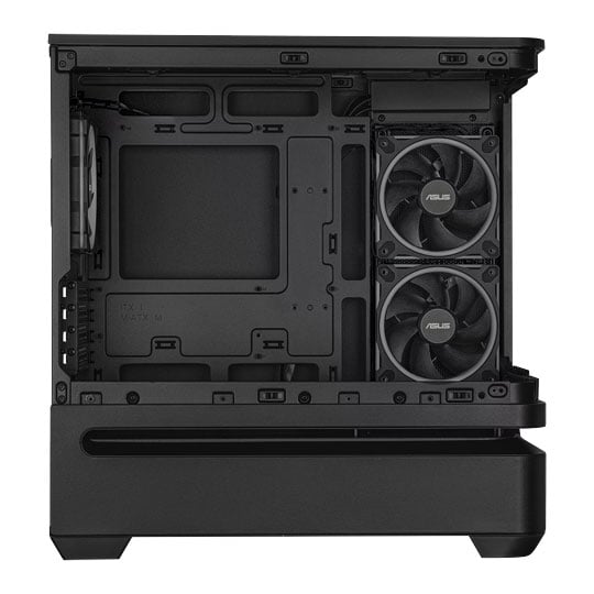 ASUS Prime AP202 ARGB Tempered Glass MicroATX Tower PC Case Black