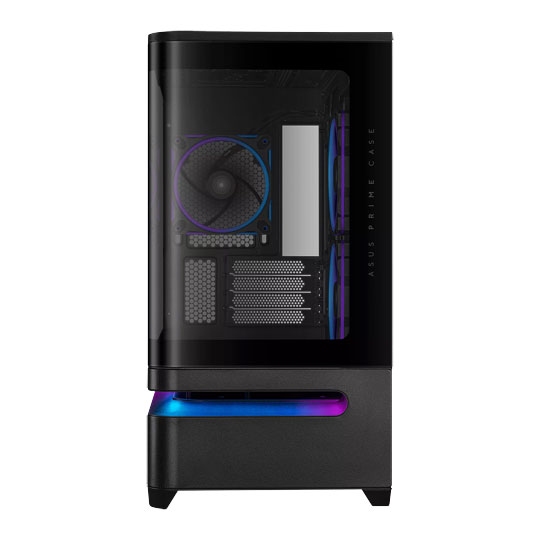 ASUS Prime AP202 ARGB Tempered Glass MicroATX Tower PC Case Black : image 3