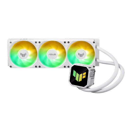 ASUS TUF Gaming LC III 360mm ARGB AIO Intel/AMD CPU Water Cooler White ASUS TUF Gaming LC III 360mm ARGB AIO Intel/AMD CPU Water Cooler White