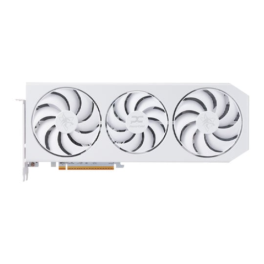 PowerColor AMD Radeon RX 9070 XT HELLHOUND SPECTRAL WHITE 16GB GDDR6 Graphics Card