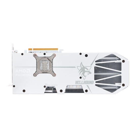PowerColor AMD Radeon RX 9070 XT HELLHOUND SPECTRAL WHITE 16GB GDDR6 Graphics Card : image 4