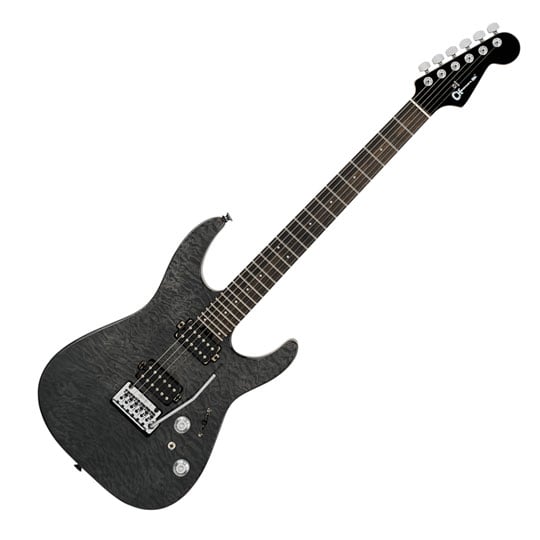 Charvel Pro-Mod Plus DK24 HH 2PT EB QM, Ebony Fingerboard - Midnight Ocean Charvel Pro-Mod Plus DK24 HH 2PT EB QM, Ebony Fingerboard - Midnight Ocean
