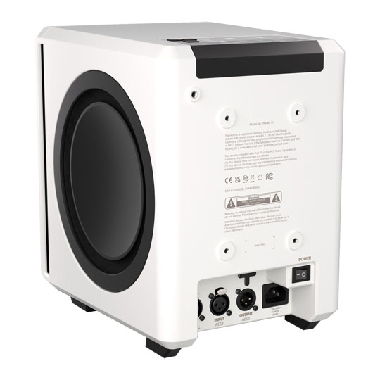 Palmer Orbit 11 - White Active Coaxial 3-way Studio Monitor, White