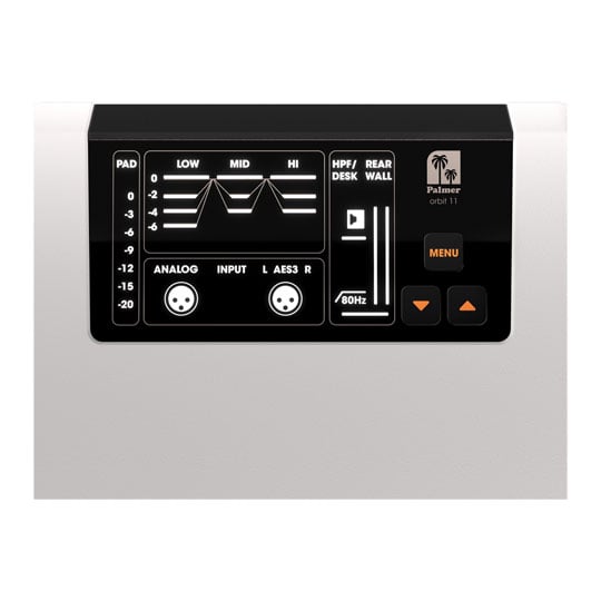 Palmer Orbit 11 - White Active Coaxial 3-way Studio Monitor, White : image 4