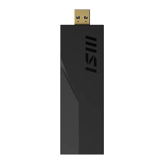 MSI BE6500 Wi-Fi 7 Tri Band USB 3.2 Gen1 Adapter with Stand : image 3